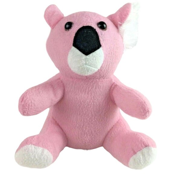 Toy Works Koala Bear Plush Stuffed Animal Toy 7" Australia Pastel Light Pink - Picture 2 of 8